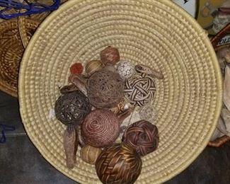 Hand Made Basket Full of ...?