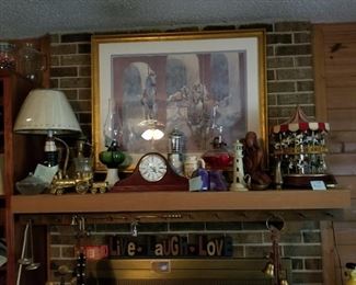 Mantle Full of Goodies!