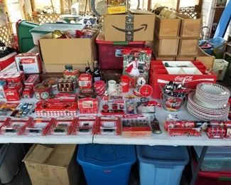 Table Full of Coca-cola 