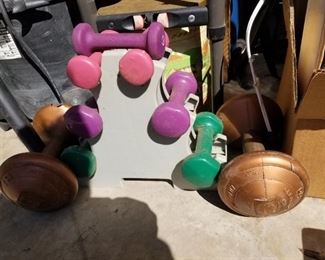 Cute Little Ladies Barbell Set