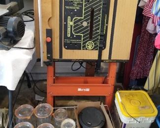 Work Table, Glass Canister / Jar Set