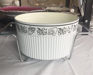A Nordicware souffle with holder is a throwback to the ‘70s. 
