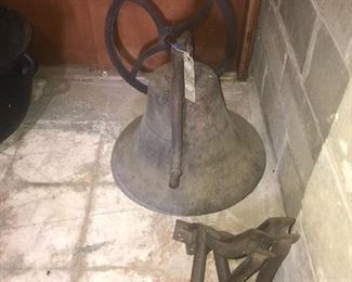 An antique schoolhouse bell from Tekonsha is ready to summons more people. It was cast in Nashville, Mich. 
