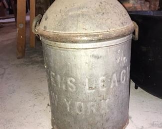 One of two milk cans that would work great for a display or wedding prop. 