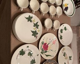 Large Collection of Blue Ridge Dinnerware