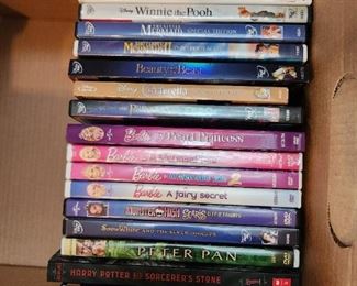 Disney and family movies, DVD 