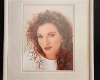 Jane Seymour autographed photo, framed 