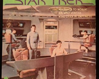 Star Trek vinyl record album, vintage