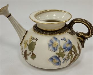  ROYAL WORCESTER ANTIQUE PORCELAIN WATERING CAN