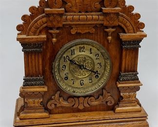 AN OAK CLOCK