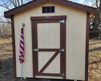 Sturdi-Bilt 8ft x 10ft Elite Gable Shed includes Flag - Only a few years old