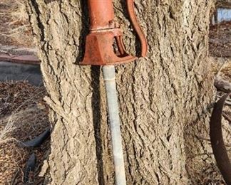 Vintage Hayes Pump & Planter CO Galva ILL Cast Iron Farm Hand Water Well Pump