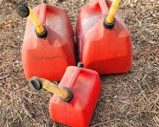 3 Gas Cans
