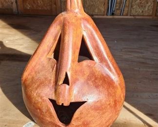 Oversized Decorative Pumpkin 29" Tall and 18" Wide