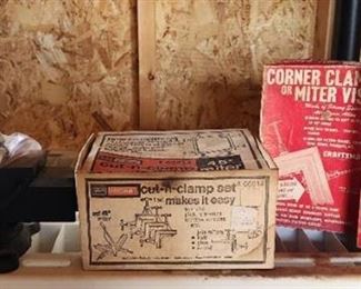 Cut-n-Clamp Set 45 Degree, 2 Corner Clamps and Vise