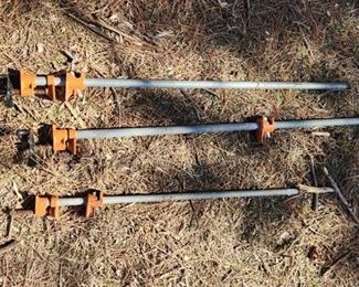 Bar Clamps (2) 48" and (1) 36"