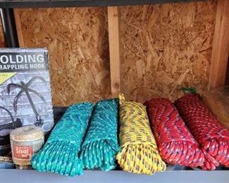 Folding Grappling Hook NEW and Rope