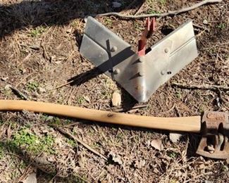 Chopper Axe Model 50755 and Plow Attachment