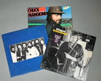 (3PC) ROCK VINYL | Including Chuck Mangione "Main Squeeze" (SP-4612), The Doobie Brothers (HS 3452), and Nillson Schmilsson (LSP-4515)