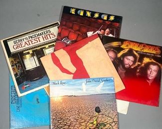 (8PC) ROCK & OTHER VINYL | Including The Bee Gees, Kansas, Randy Newman, and others