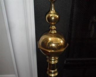 Pair of Brass end irons