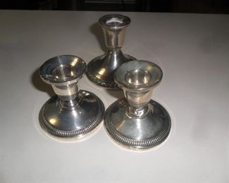 Sterling candlesticks
