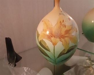 Vase with Flower &  Dragonfly