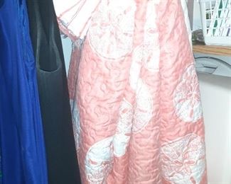 Coral Seashell Quilt & Shams