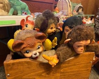 rubber faced stuffed animals