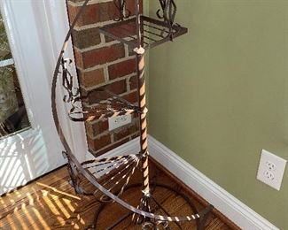 (F27) $50. Iron Plant Stand for 4 plants. 