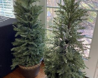 (D1) $20 each. Artificial Trees with lights. 