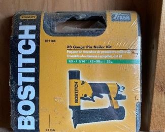 $80. Bostitch 23 Gauge Pin Nailer Kit - New in Package. 