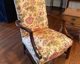 $50. Single Floral Arm Chair