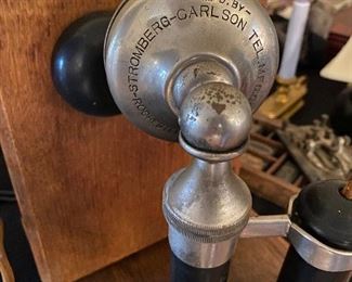 $125. Stromberg-Carlson Candlestick Telephone with Box. 
