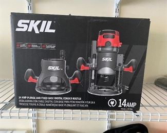 $75. Skil Plunge and Fixed Base Corded Router