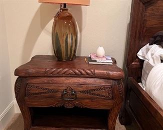 Solid wood night stands