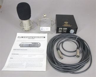 NADY MICROPHONE TCM 1050 WITH MIC CABLE AND PS AND USER GUIDE