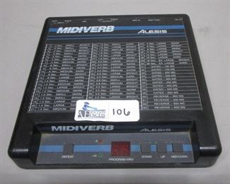 ALESIS MIDI VERB WITH PS AND MANUAL