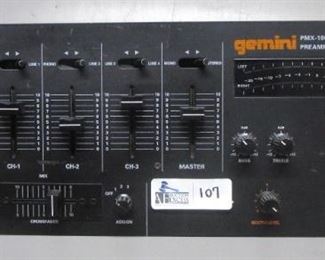 GEMINI PMX-1000 PRE AMP MIXER