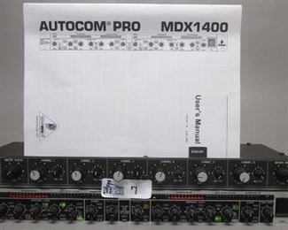 LOT OF 2ELECTRONICS INCLUDING RANE SM26 SPLITTER MIXER, BEHRINGER COMPOSER PRO XL