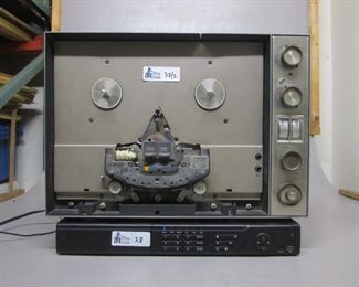 LOT OF 2 ELECTRONICS INCLUDING AMPEX MODEL 865 AND MORE