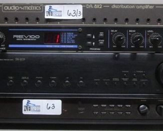 LOT OF 3 ELECTRONICS INCLUDING AUDIO METRICS DA, YAMAHA REV-100, PIONEER SX-203 STEREO RECEIVER