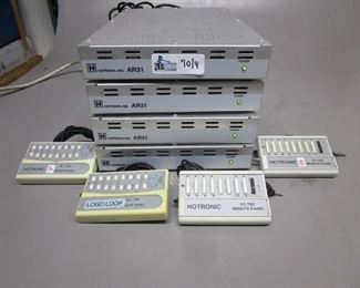 LOT OF 4 HOT TRONICS AR31 WITH REMOTES