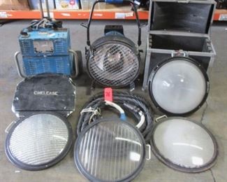 CINEPAR 6KW LIGHTING SET INCLUDES CABLES, PS, AND MORE
