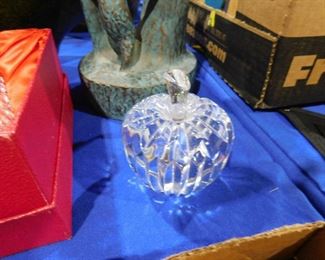 Waterford crystal apple