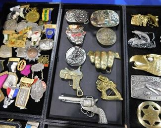 Belt buckle lot