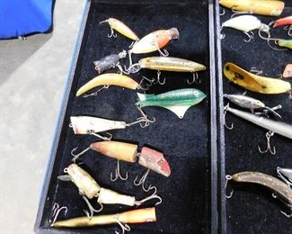 Wooden fishing lures