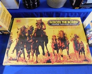 Across the board Horse racing board game