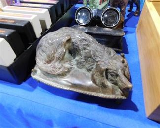 Bronze Dog figurine