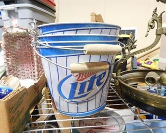 Miller Lite ice buckets